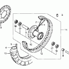 VT750C Переднее колесо