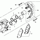 VT750C2F Передний тормозной суппорт