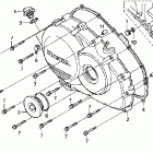 VFR800A Крышка картера правая