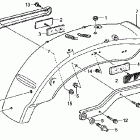 CMX250C Заднее крыло