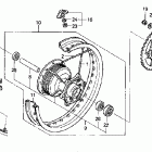 CRF230F Заднее колесо