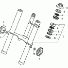 CRF50F Передняя вилка