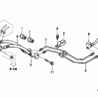 ST1300PA Задние тормозные трубки