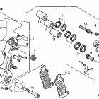 ST1300 Left front brake caliper ('08-)