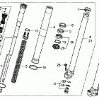 CRF450R Передняя вилка