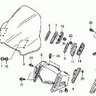 ST1300 Ветровое стекло