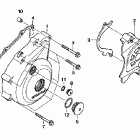 CRF150F Left crankcase cover ('06-'08)