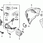 VTX1300R Боковая панель