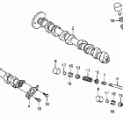 CBR600RA Распредвал -клапана