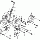 XR650L Крышка картера левая