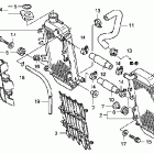 CRF150RB Радиатор