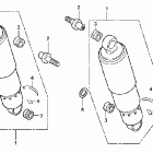 VTX1300R Задний амортизатор