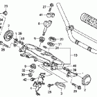 CRF450X Handlebar - top bridge ('08)