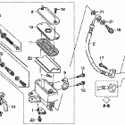 ST1300 Главный тормозной цилиндр - передний