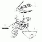 XR650L Наклейки