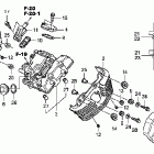 VTX1300R Крышка головки переднего цилиндра