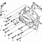 CRF230L Крышка картера правая