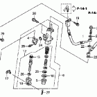 ST1300A Rear brake master cylinder (st1300a)