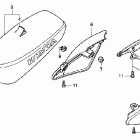 CRF50F Seat @ rear fender