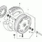 VTX1300R Переднее колесо