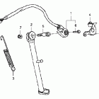 CRF230L Подножка