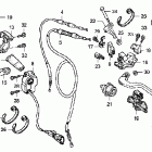 CRF250X Рычаги ,переключатели ,троса