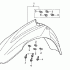 CRF450R Переднее крыло