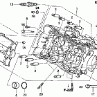 VFR800A Головка цилиндров передняя