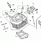 CRF80F Головка цилиндра