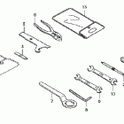 CBR1000RA Инструмент