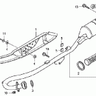 CRF80F Глушитель