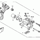 CBR600RR Задний суппорт тормозной