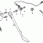 VT750C Подножка