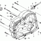CRF80F Крышка картера правая