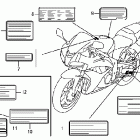 CBR600RA Наклейки