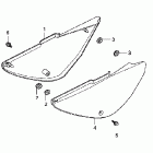 CRF80F Боковая панель