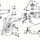 CRF250R Топливный бак