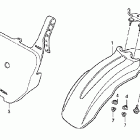 CRF80F Переднее крыло