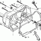 CRF50F Крышка картера правая
