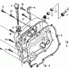 CMX250C Крышка картера правая
