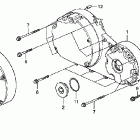 VTX1300R Крышка картера правая