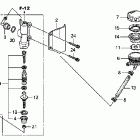 VTX1300R Задний тормозной цилидр