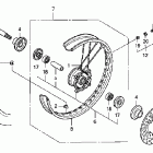 CRF150RB Переднее колесо