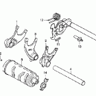 CMX250C Вилка переключения передач