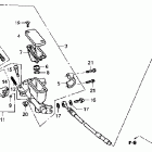 CRF250X Главный тормозной цилиндр - передний