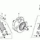VTX1300R Коленвал,поршни