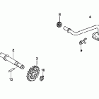 CRF450X Масляный насос