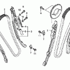 VTX1300R Цепь,натяжитель
