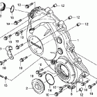 CBR1000RA Крышка картера правая