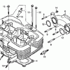CMX250C Головка цилиндра